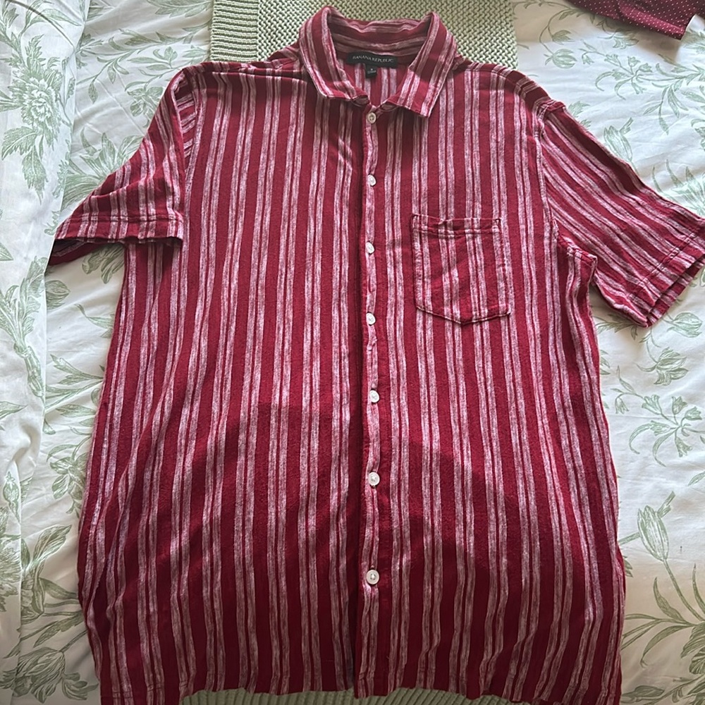 Mens Banana Republic Slim Fit Shirt Size S